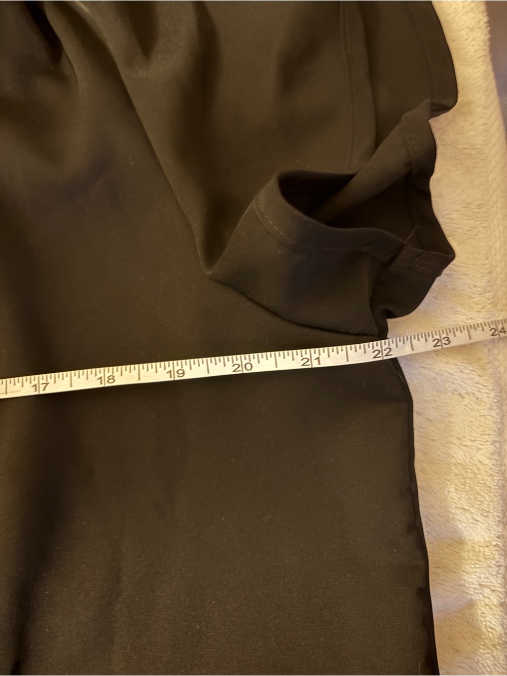 Black Bow Tie Flutter Sleeve Women's Top - Picture 6 of 6